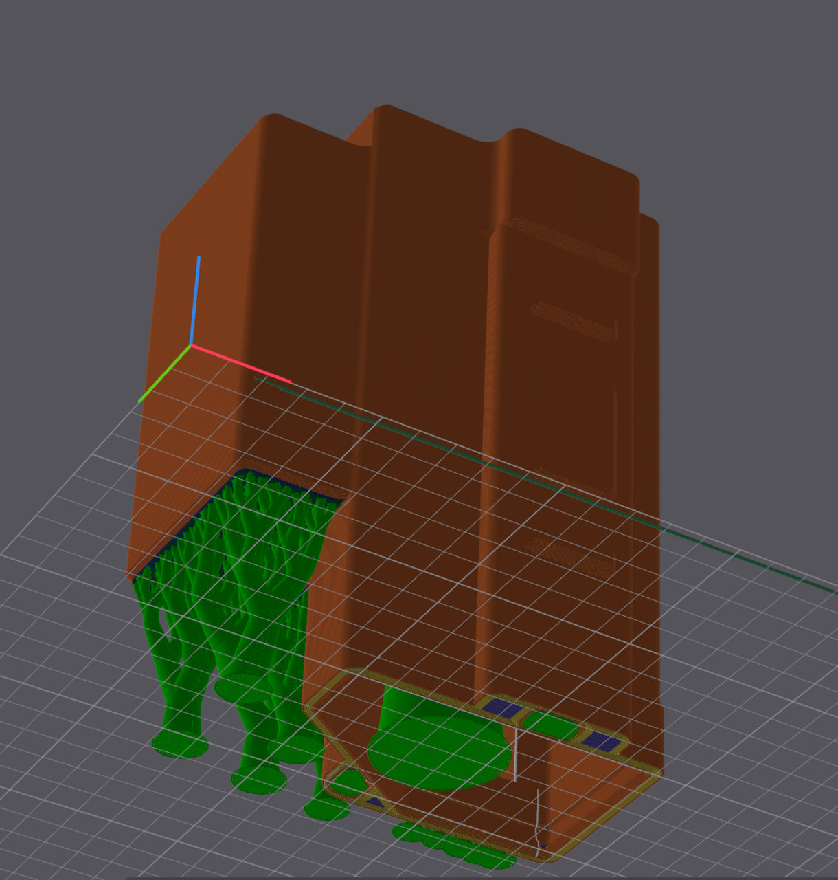 print orientation and supports